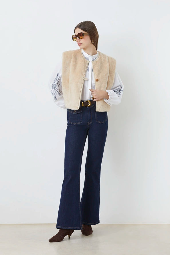 Suncoo Faux Fur Diego Vest