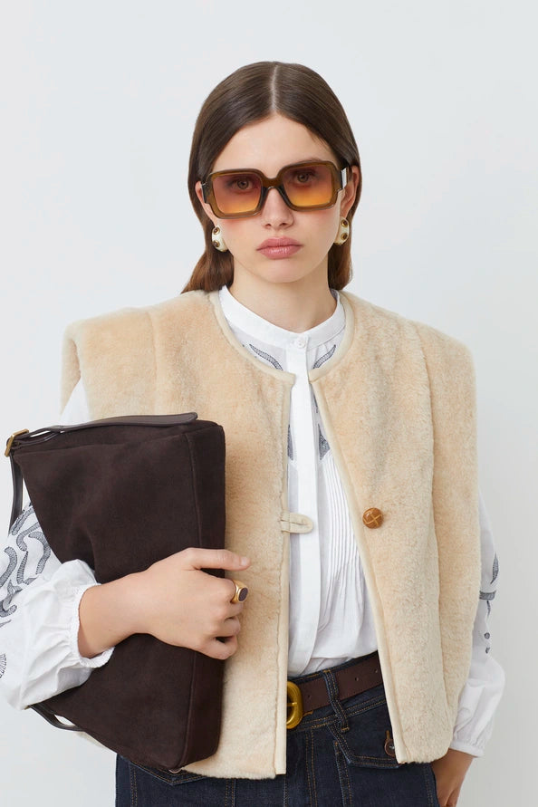 Suncoo Faux Fur Diego Vest