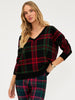 Beach Riot Joey Sweater Ribbon Plaid