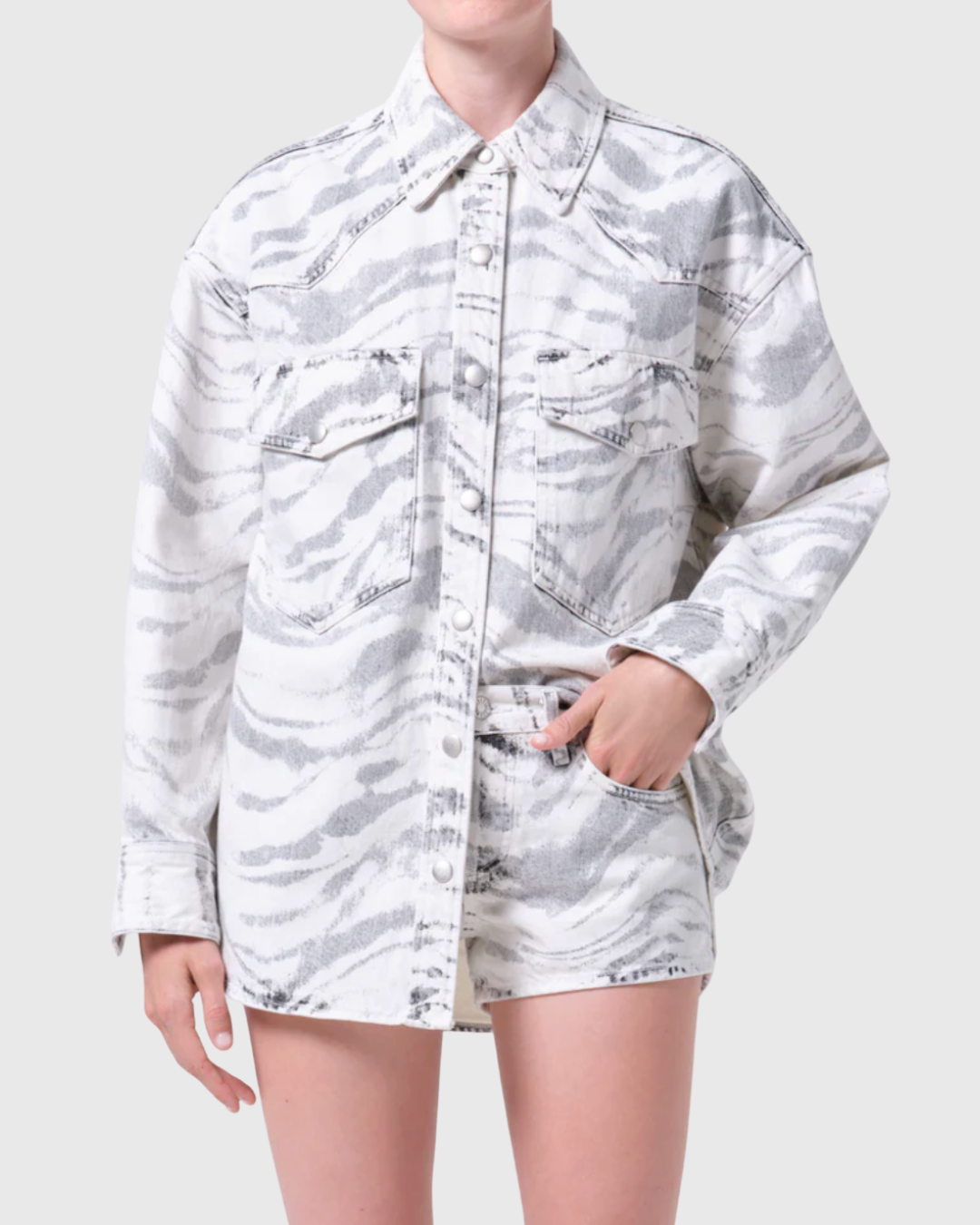 Agolde Lotta Shirt Quiver