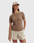 Varley Katrina Fitted Tee Pine Bark