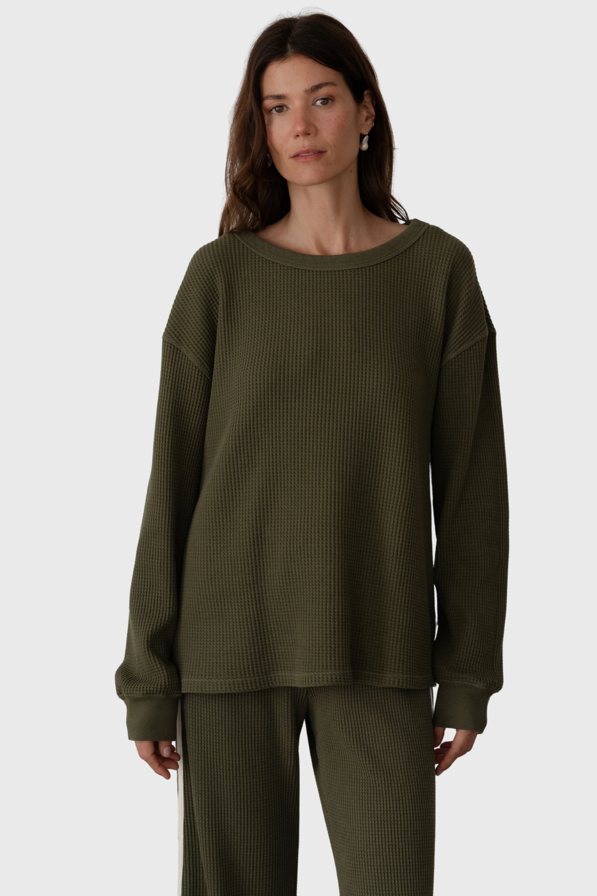 Donni The Thermal Crewneck Oregano