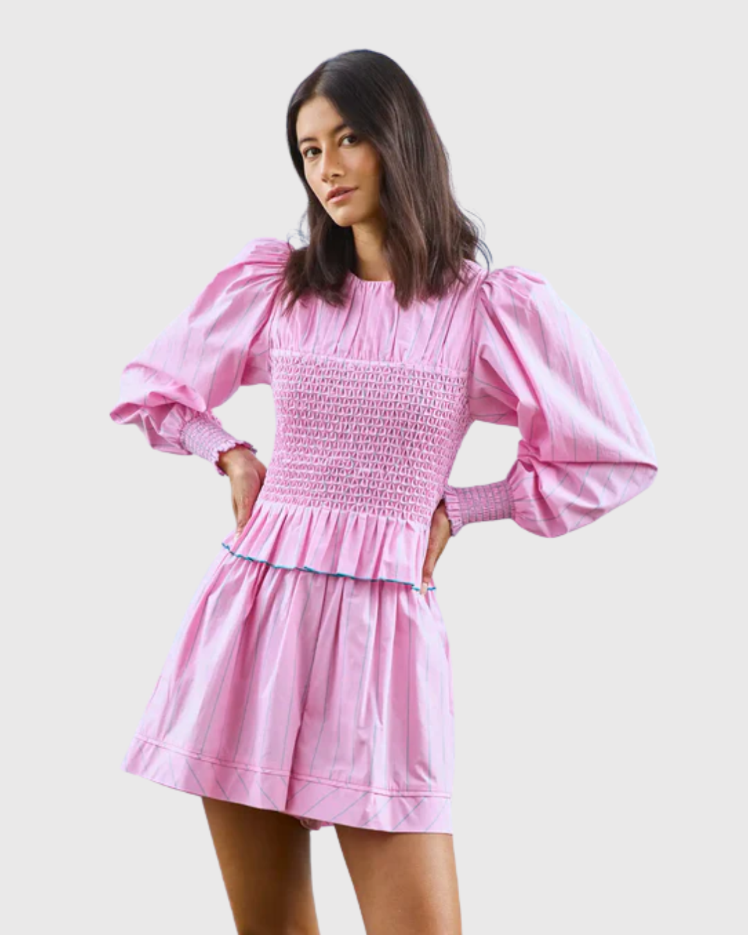 Hunter Bell Eubanks Top Watermelon Stripe