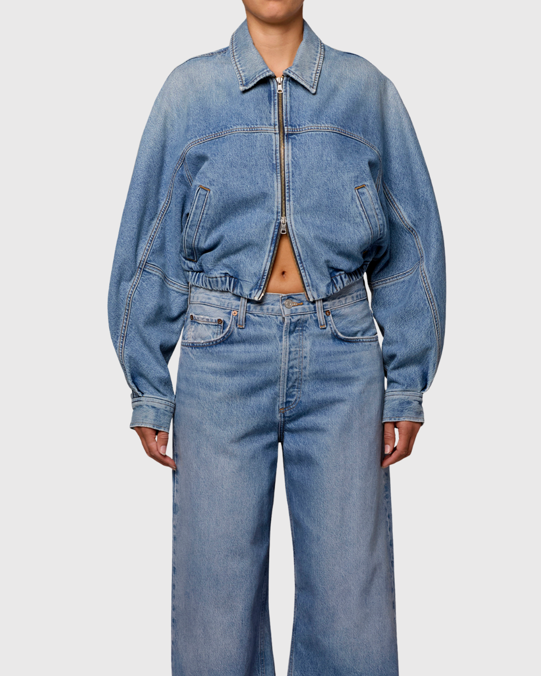 Agolde Dixon Cocoon Bomber in Outbreak