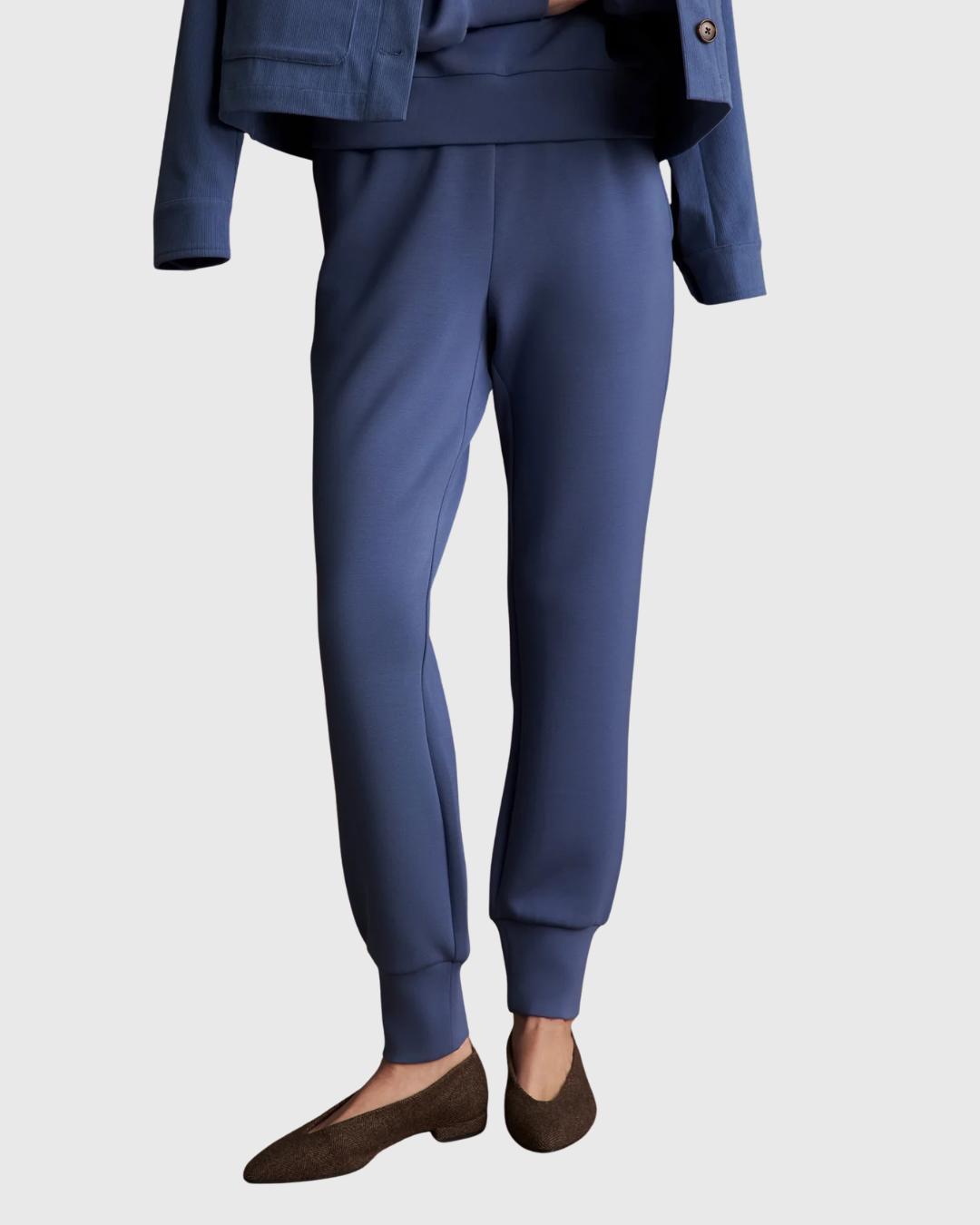 Varley The Slim Cuff Pant Blue 27.5"