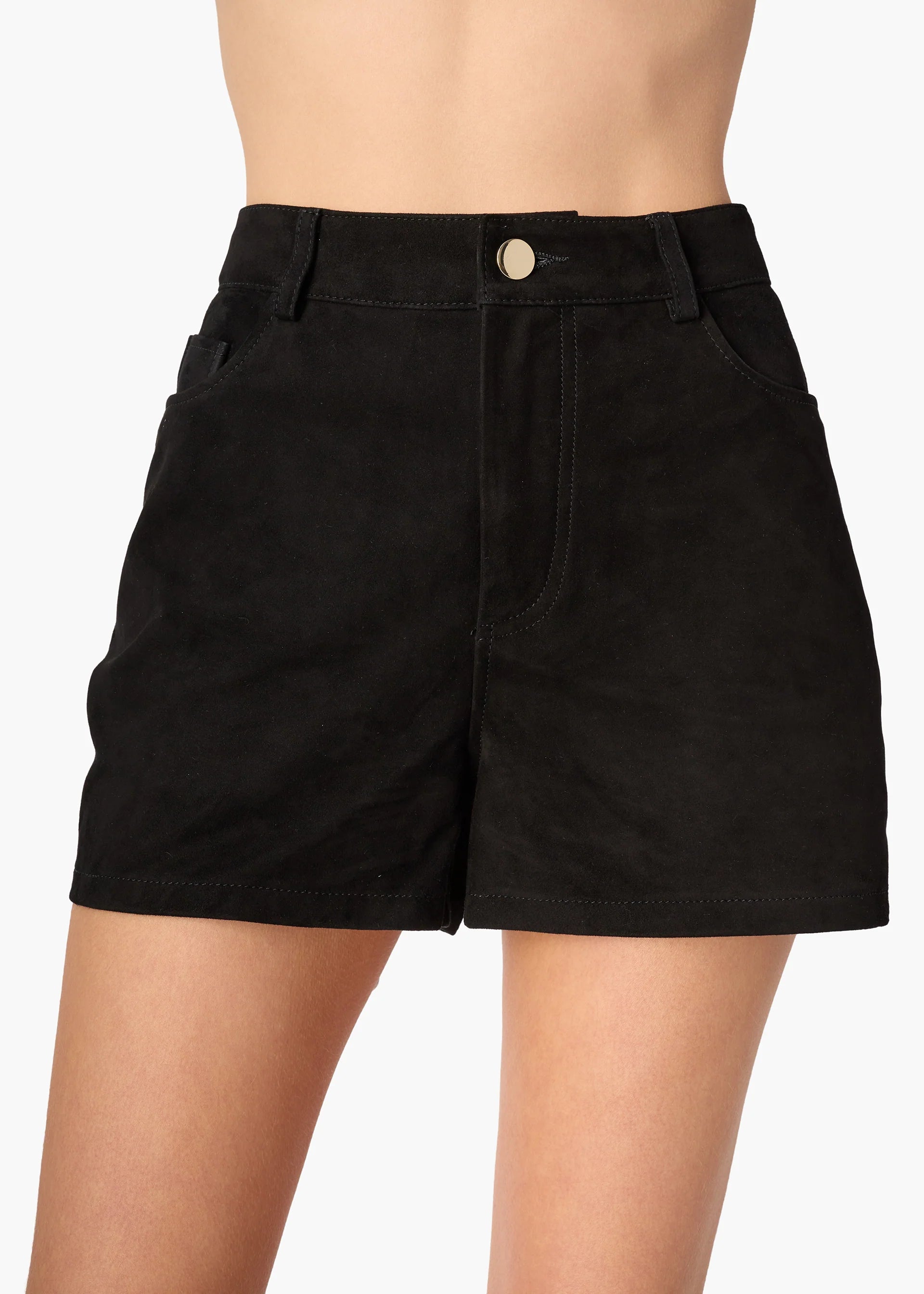 Cami NYC Black Travis Suede Short