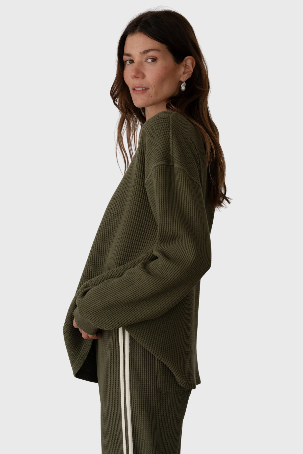 Donni The Thermal Crewneck Oregano