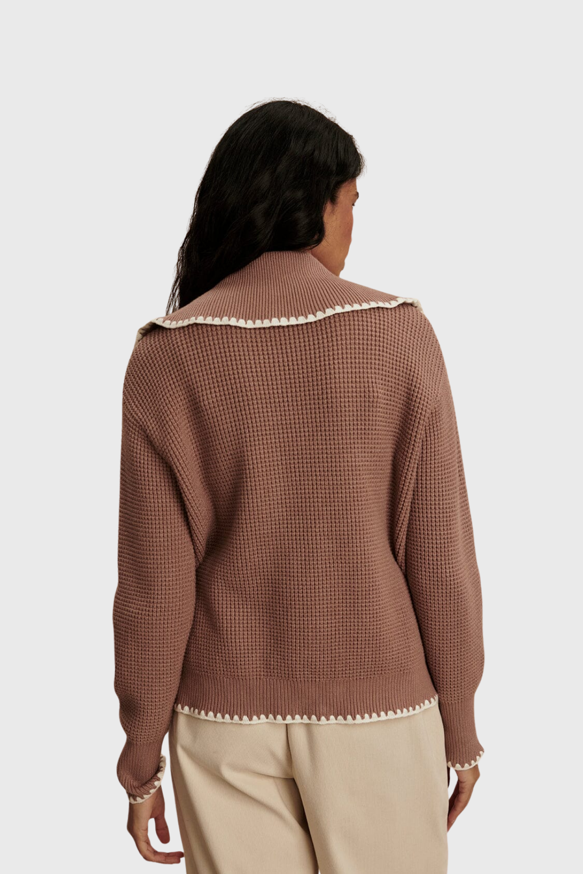 Varley Sibley Soft Knit Jacket Ginger