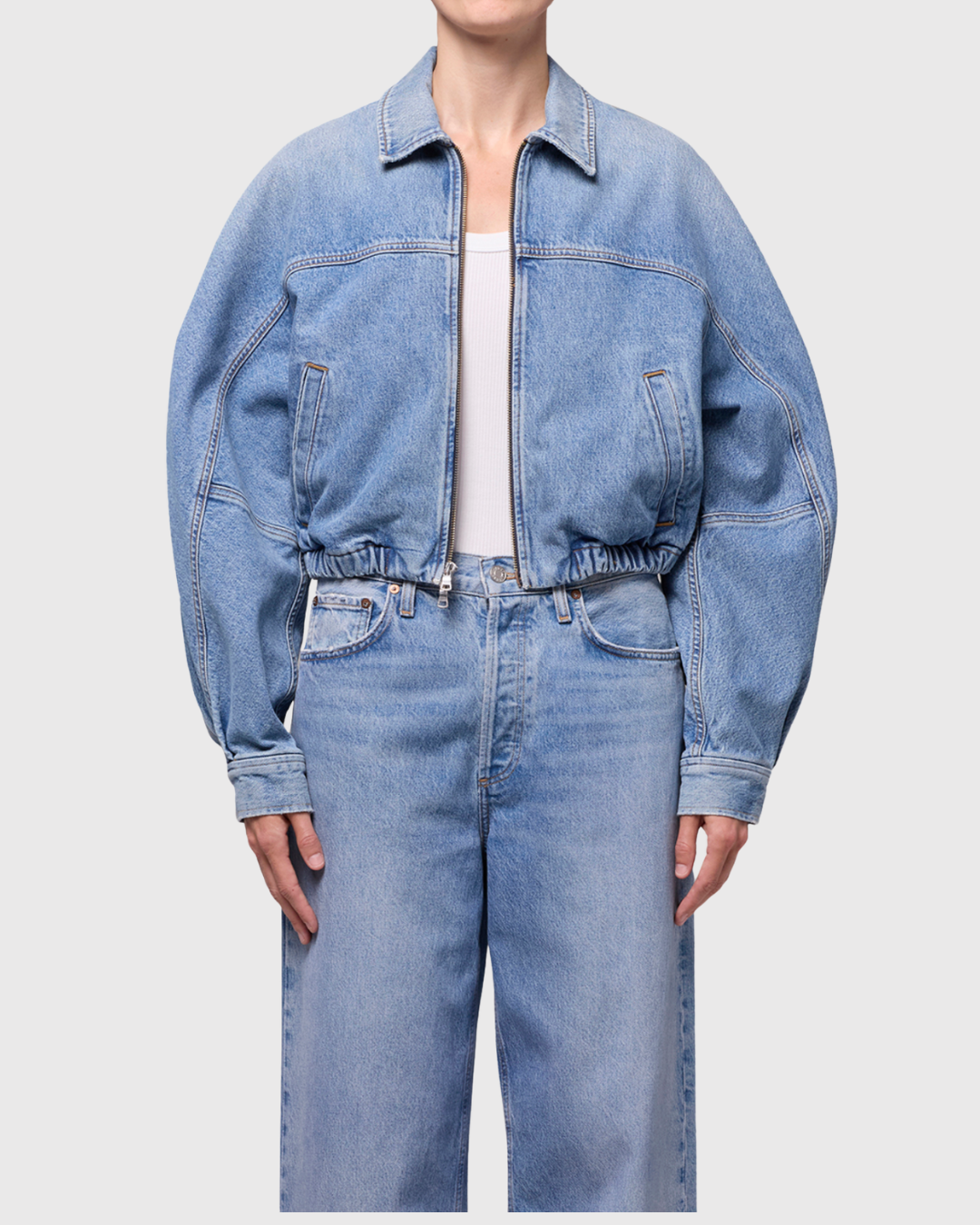 Agolde Dixon Cocoon Bomber in Outbreak