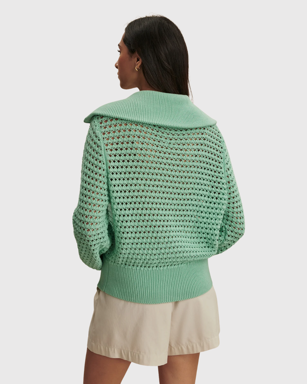 Varley Eloise Full Zip Jade Green