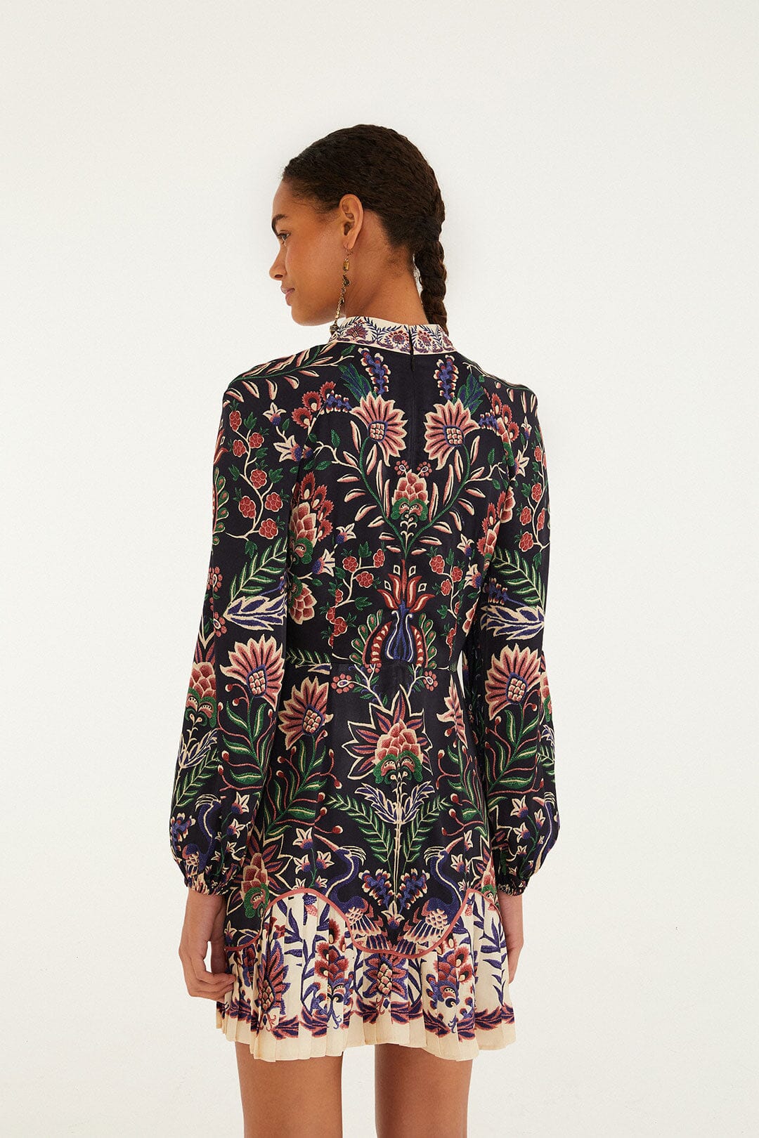 Farm Rio Marvelous Garden Dress Black