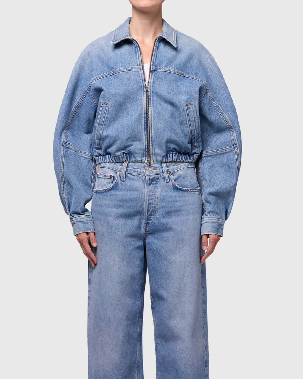 Agolde Dixon Cocoon Bomber in Outbreak