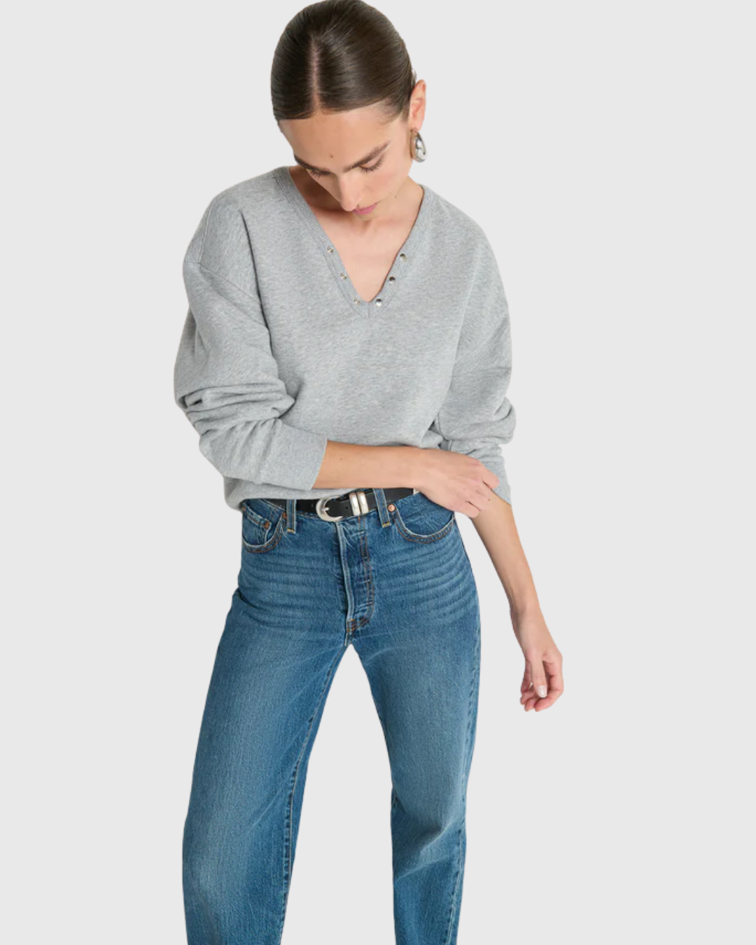 Nation Tommie Sweatshirt Grey