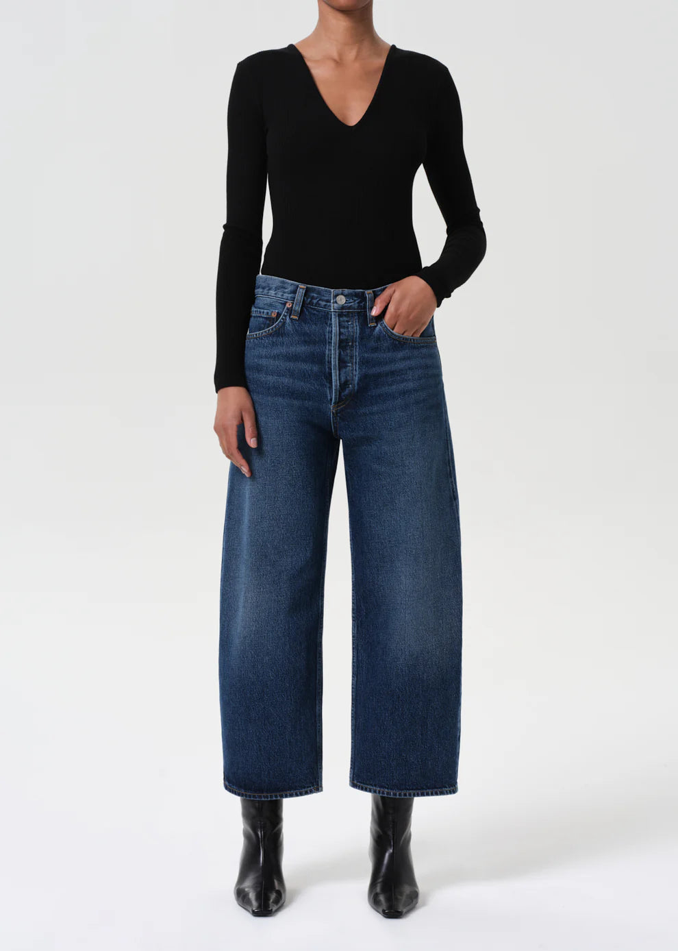 Agolde Arc Jean Short Wave