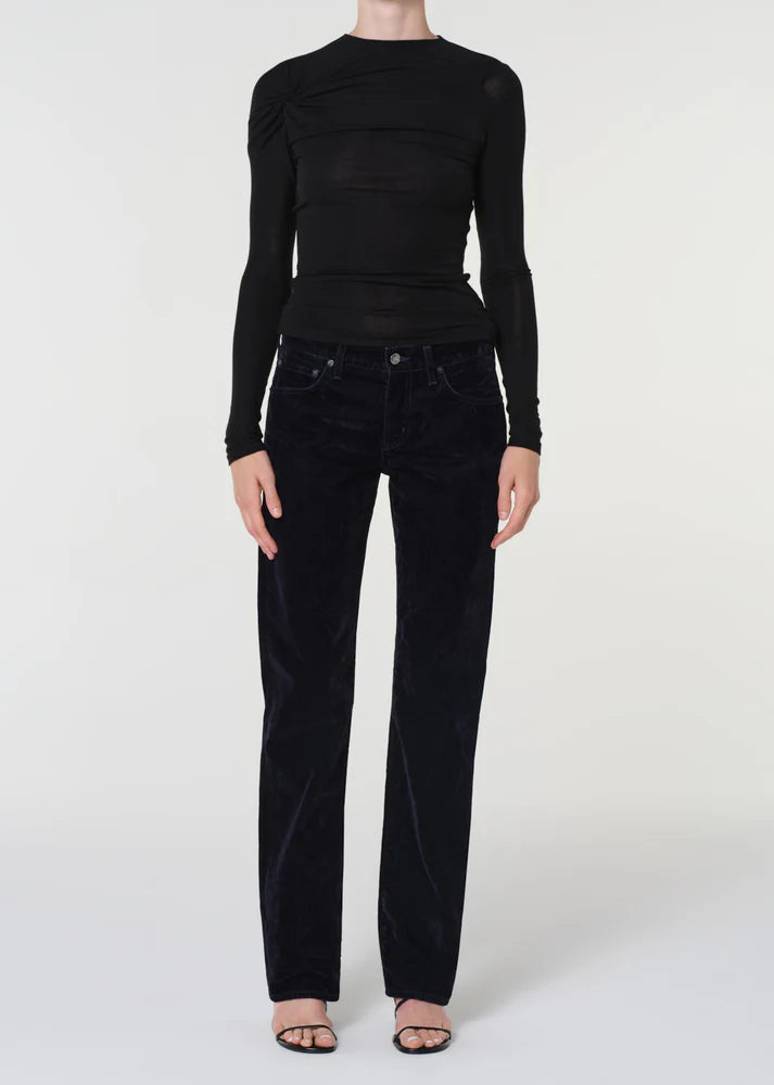 Agolde Low Rise Slim (Velvet) Blue Crush