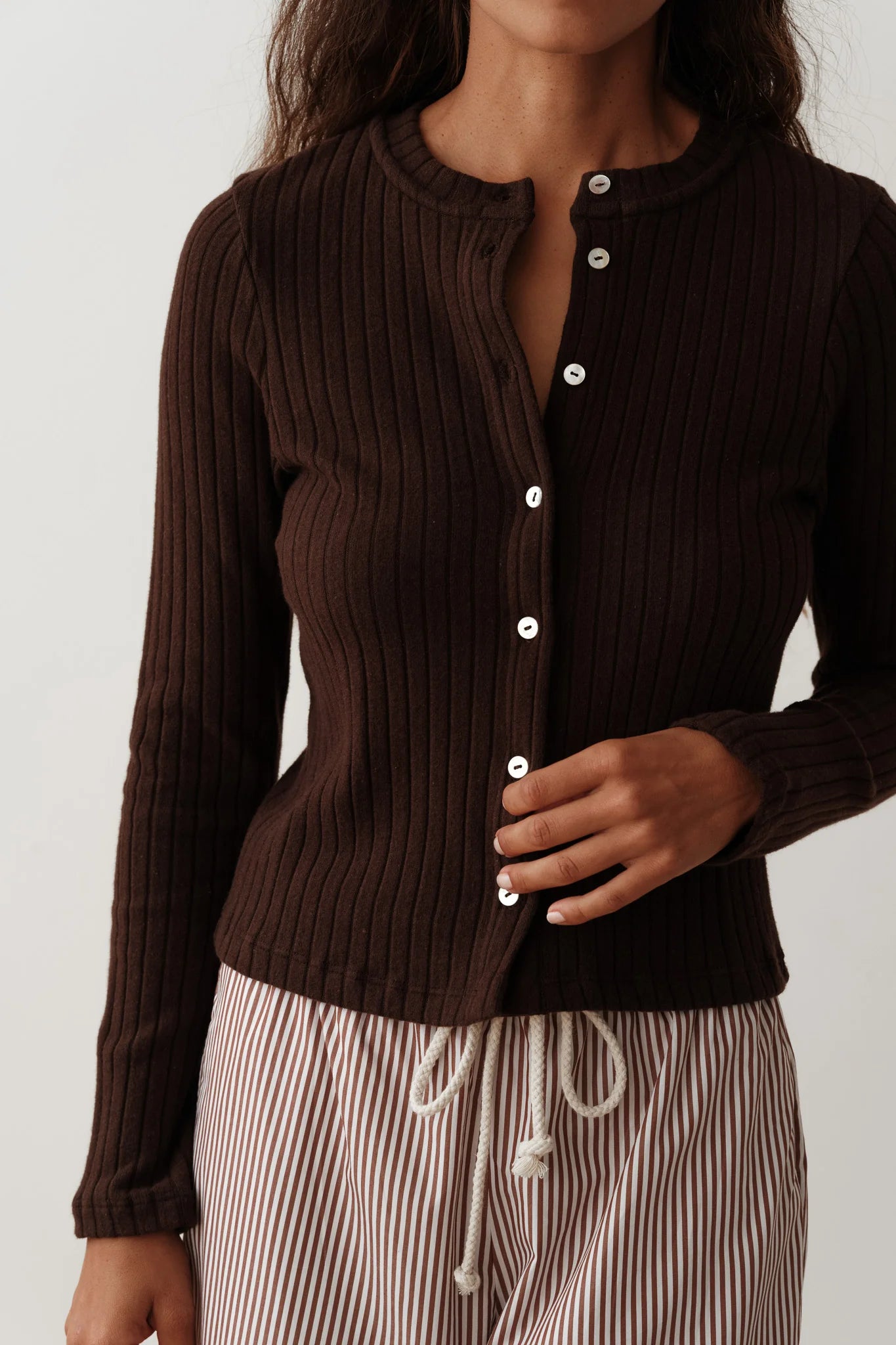 Donni The Sweater Rib Cardi