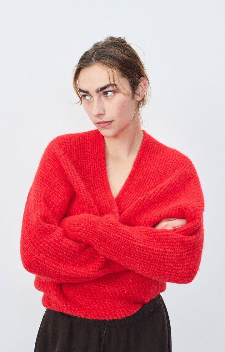 American Vintage Cardigan Red