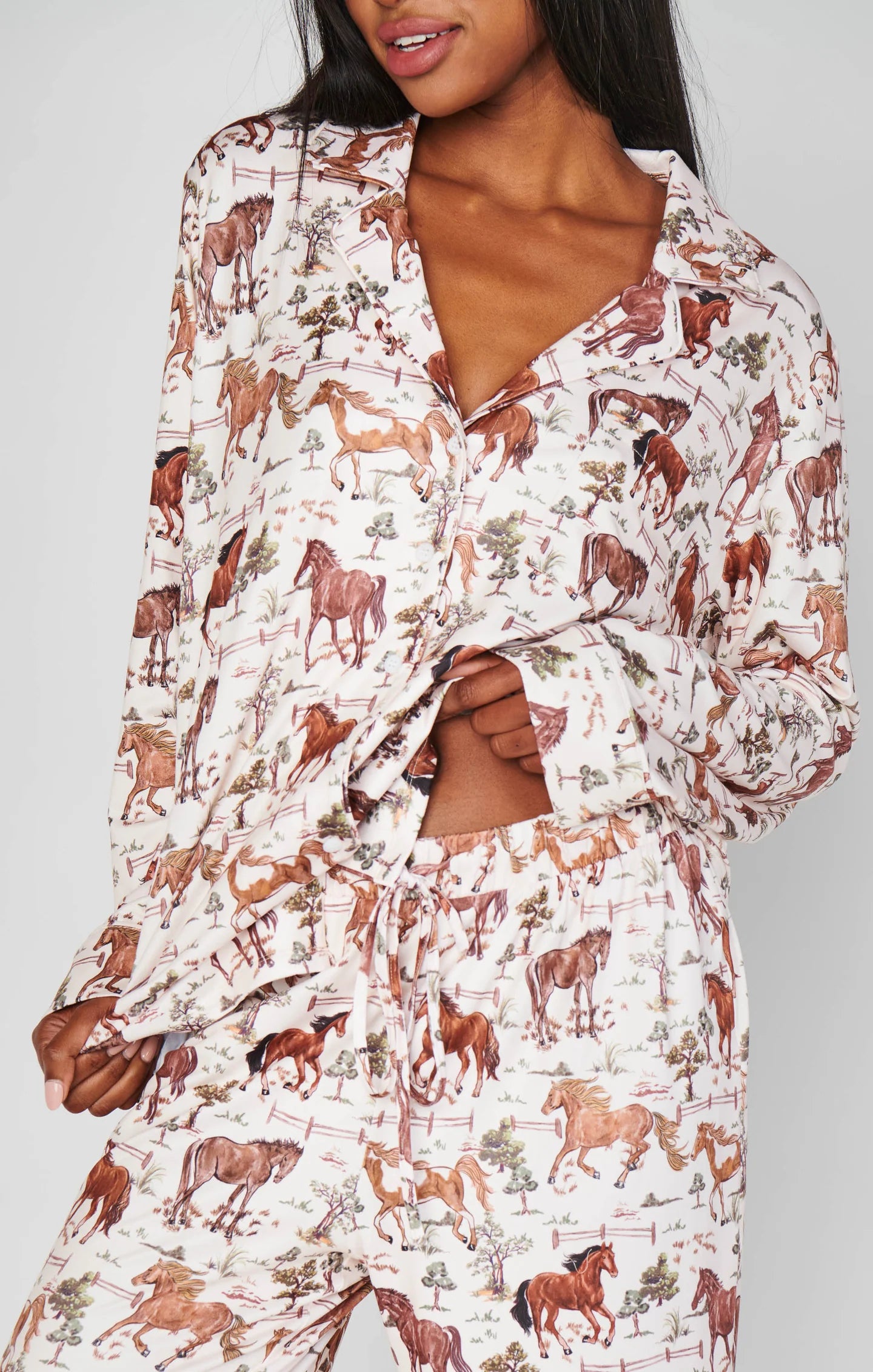 Show Me Your Mumu Classic PJ Set in Country Horses