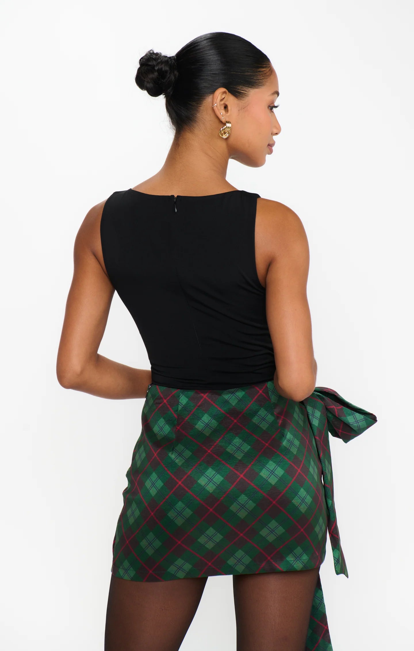 Mumu Iva Bow Skirt Holiday