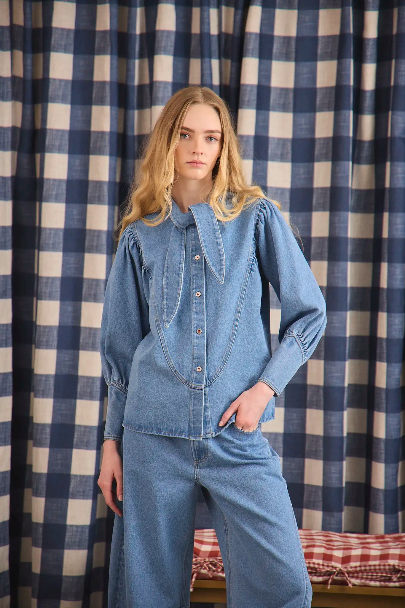 Hunter Bell Odessa Shirt Denim
