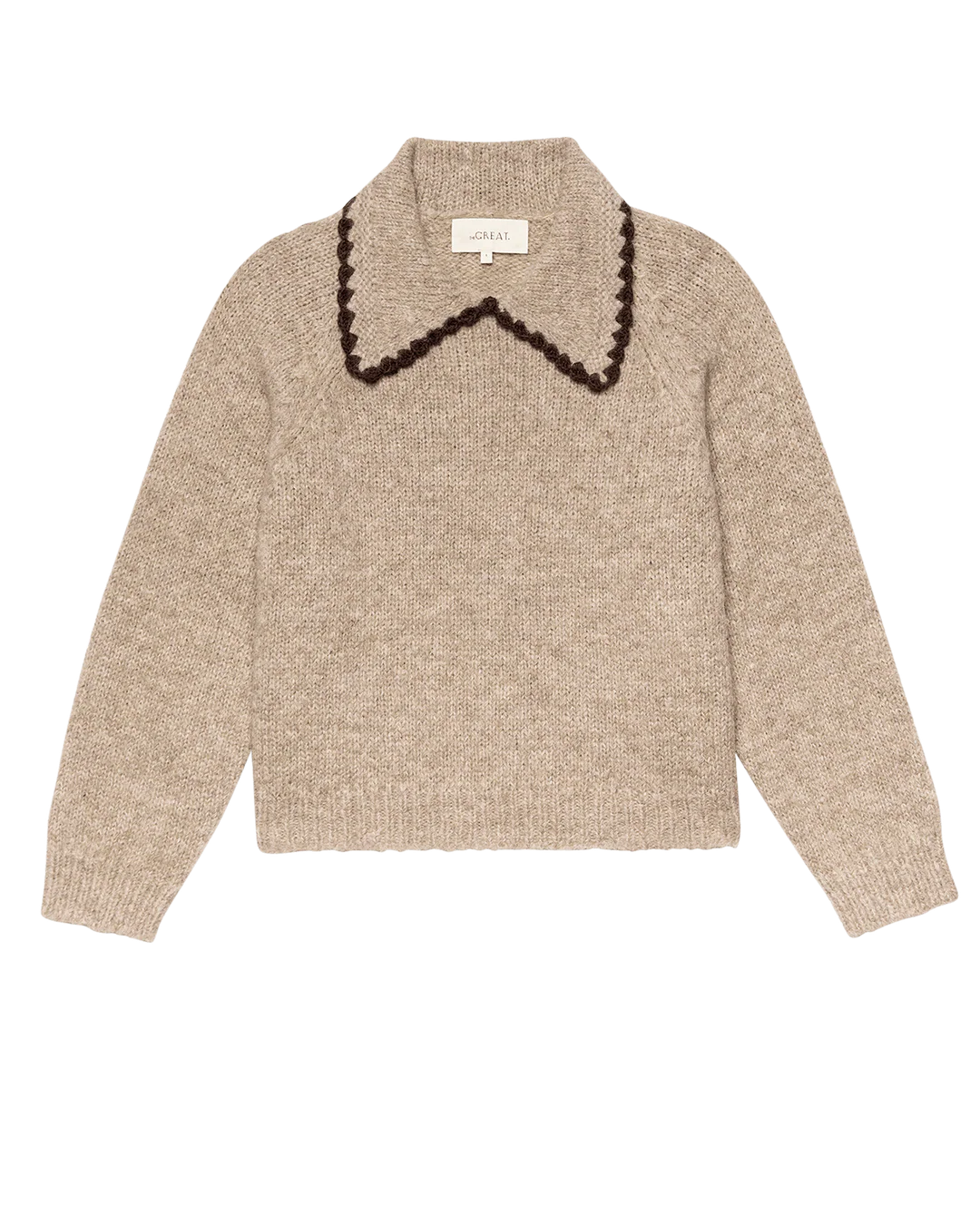 The Great Crochet Collar Pullover