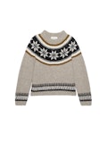 The Great Snowflake Fairisle Pullover Sweater Oat