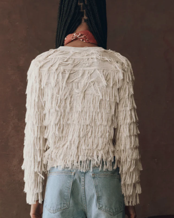 THE GREAT Fringe Cardigan