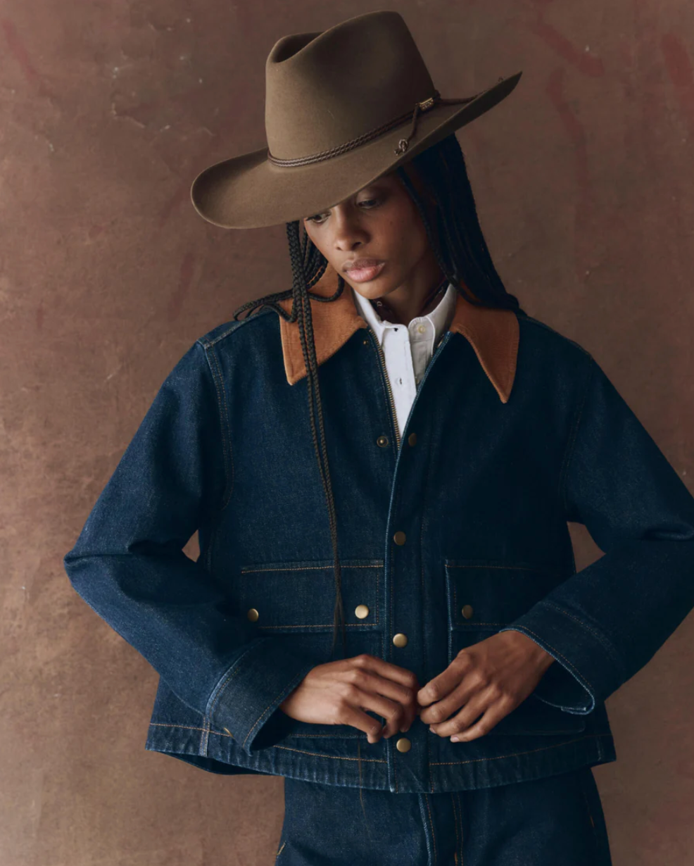 The Great Denim Swingy Jacket