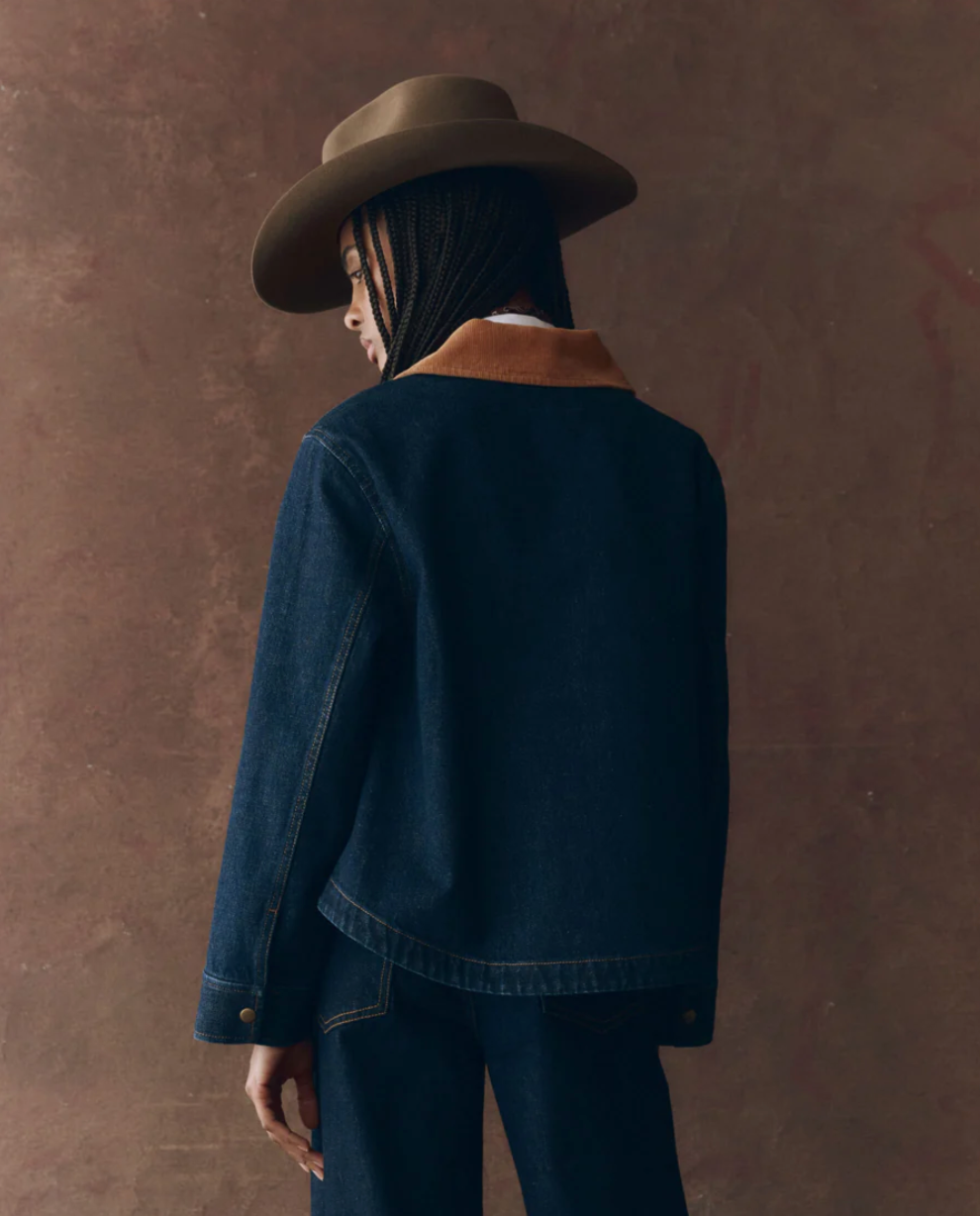 The Great Denim Swingy Jacket