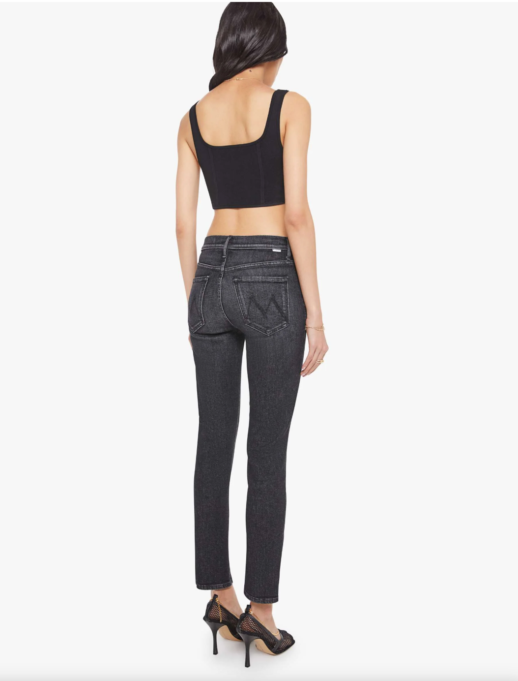 AGOLDE The Mid Rise Jean Dazzler Flood