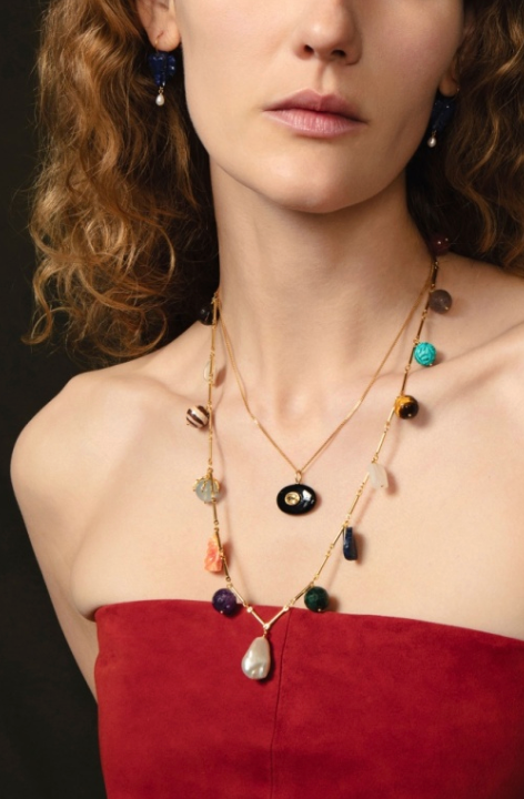Chan Luu Onyx Necklace
