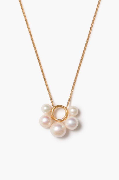 Chan Luu White Pearl Necklace