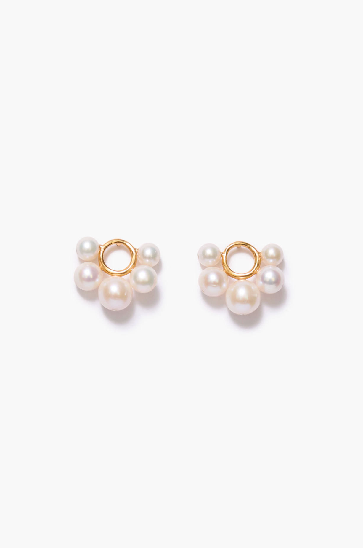 Chan Luu White Pearl Earrings