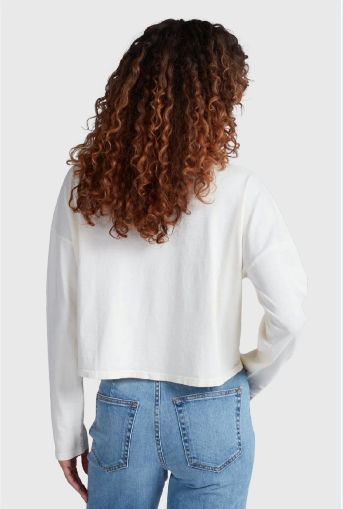 AskkNY Cropped Long Sleeve Martini Soup