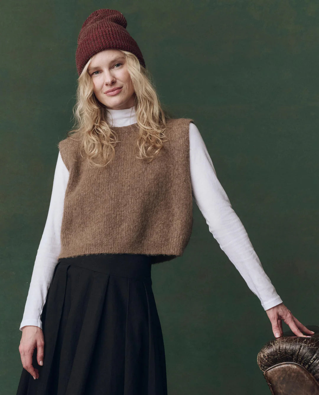 The Great Brushed Melange Sweater