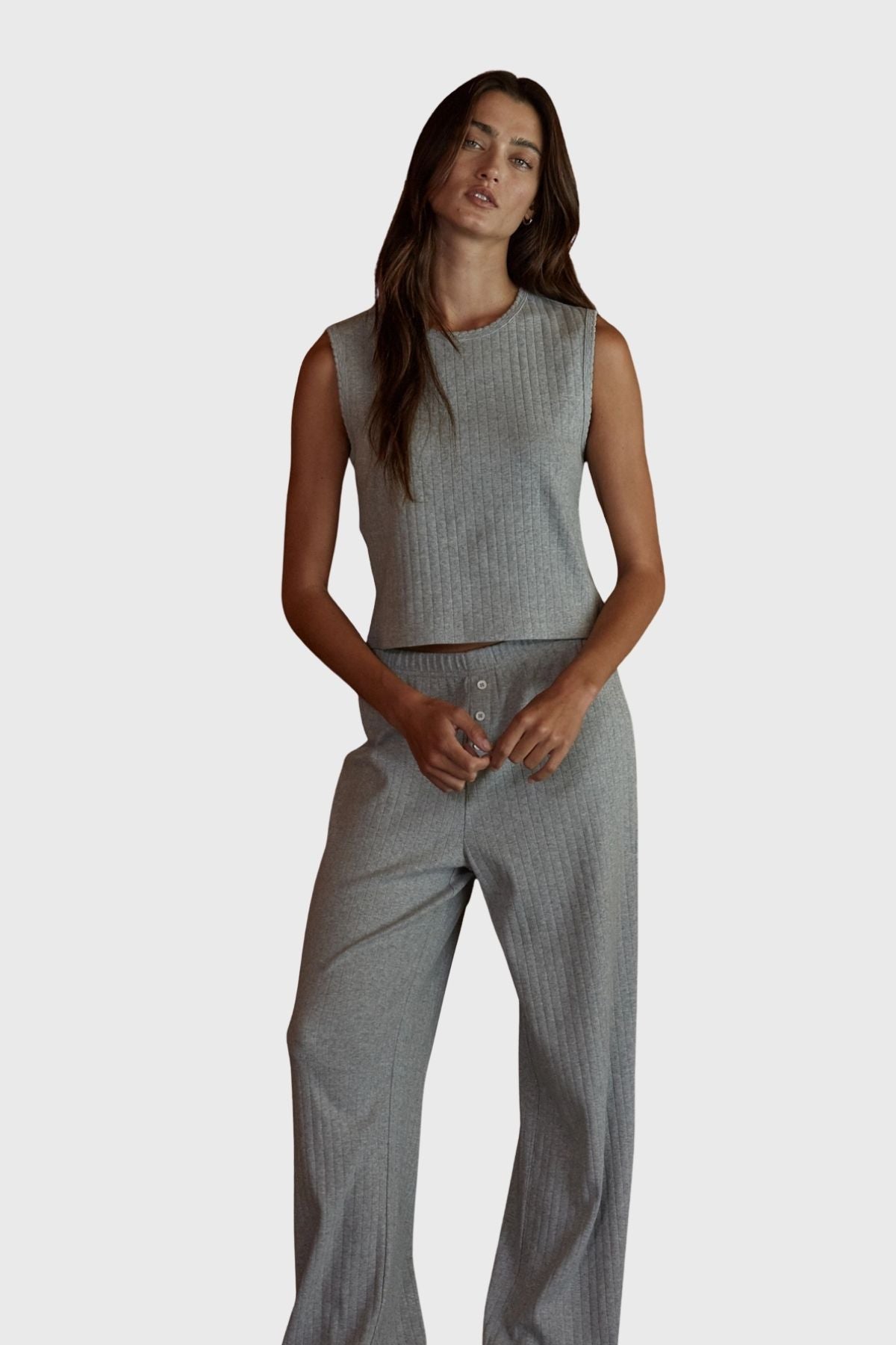 Trend Pointelle Sleeveless Tank