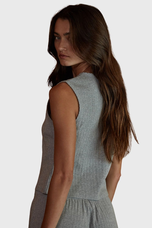 Trend Pointelle Sleeveless Tank