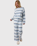 Trend Stripe Fuzzy Set Blue Stripe