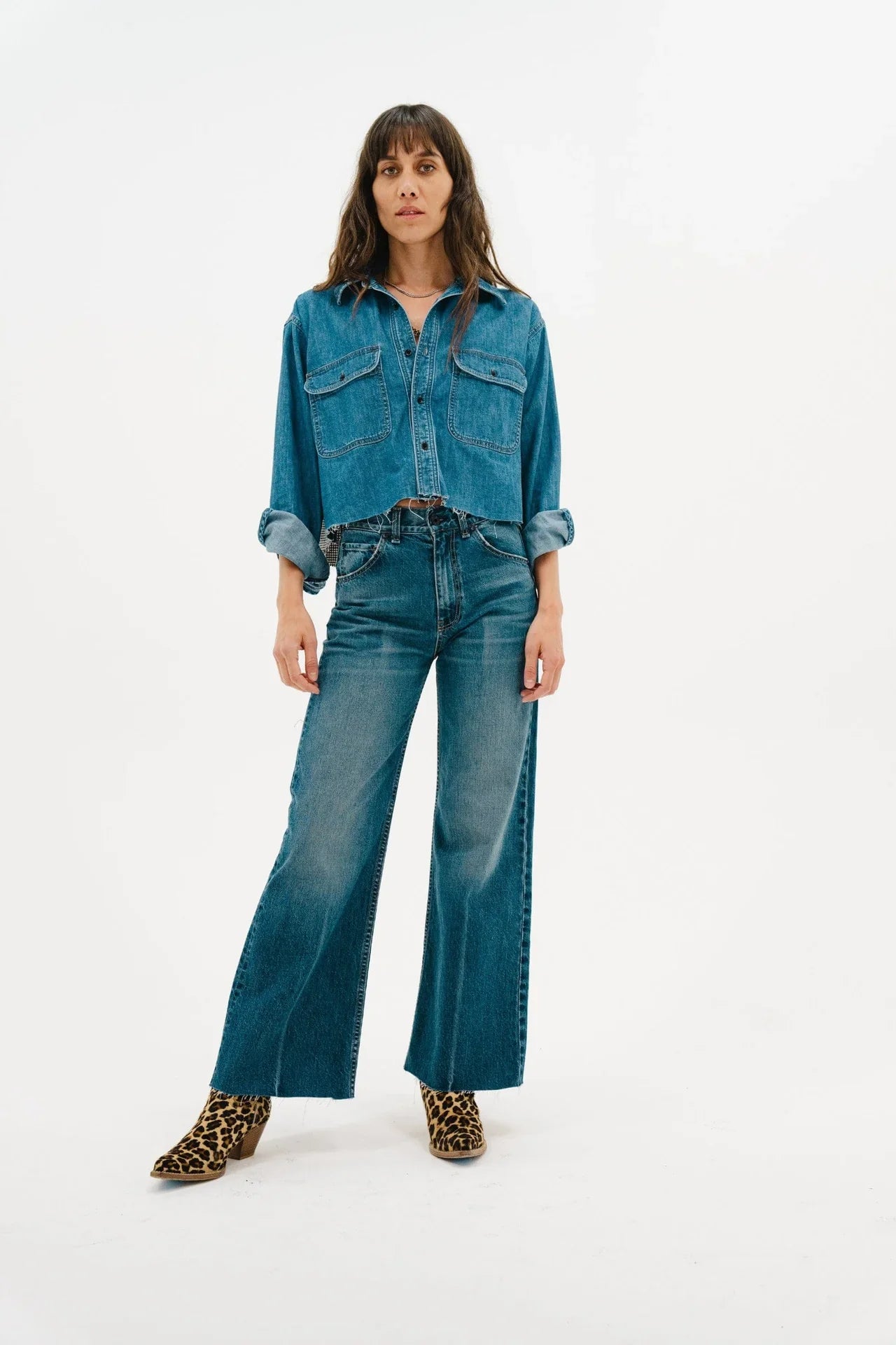 Askk Denim Crosby Combo Houndstooth