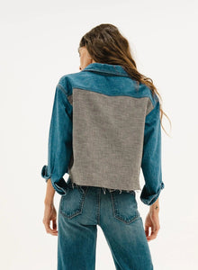 Askk Denim Crosby Combo Houndstooth