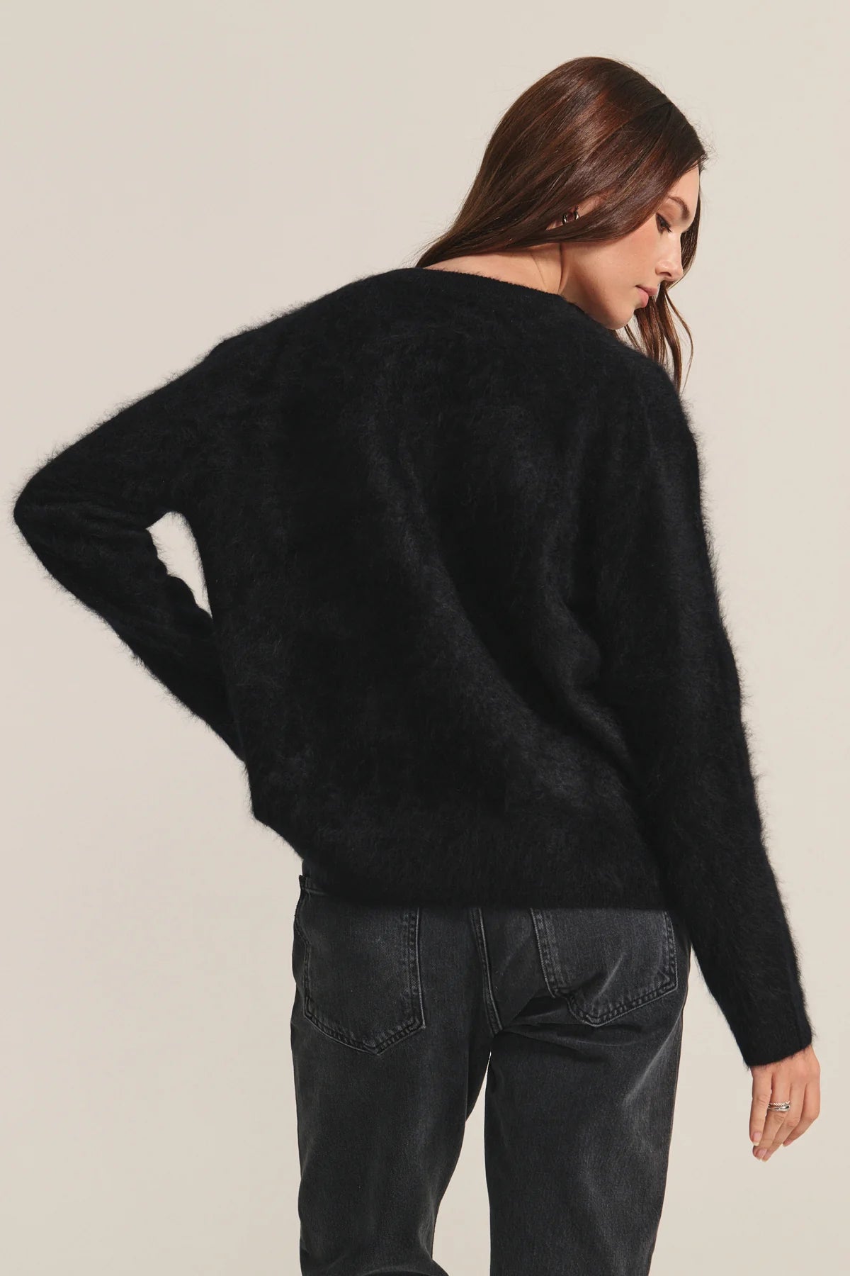 Velvet Jacqueline Sweater Black