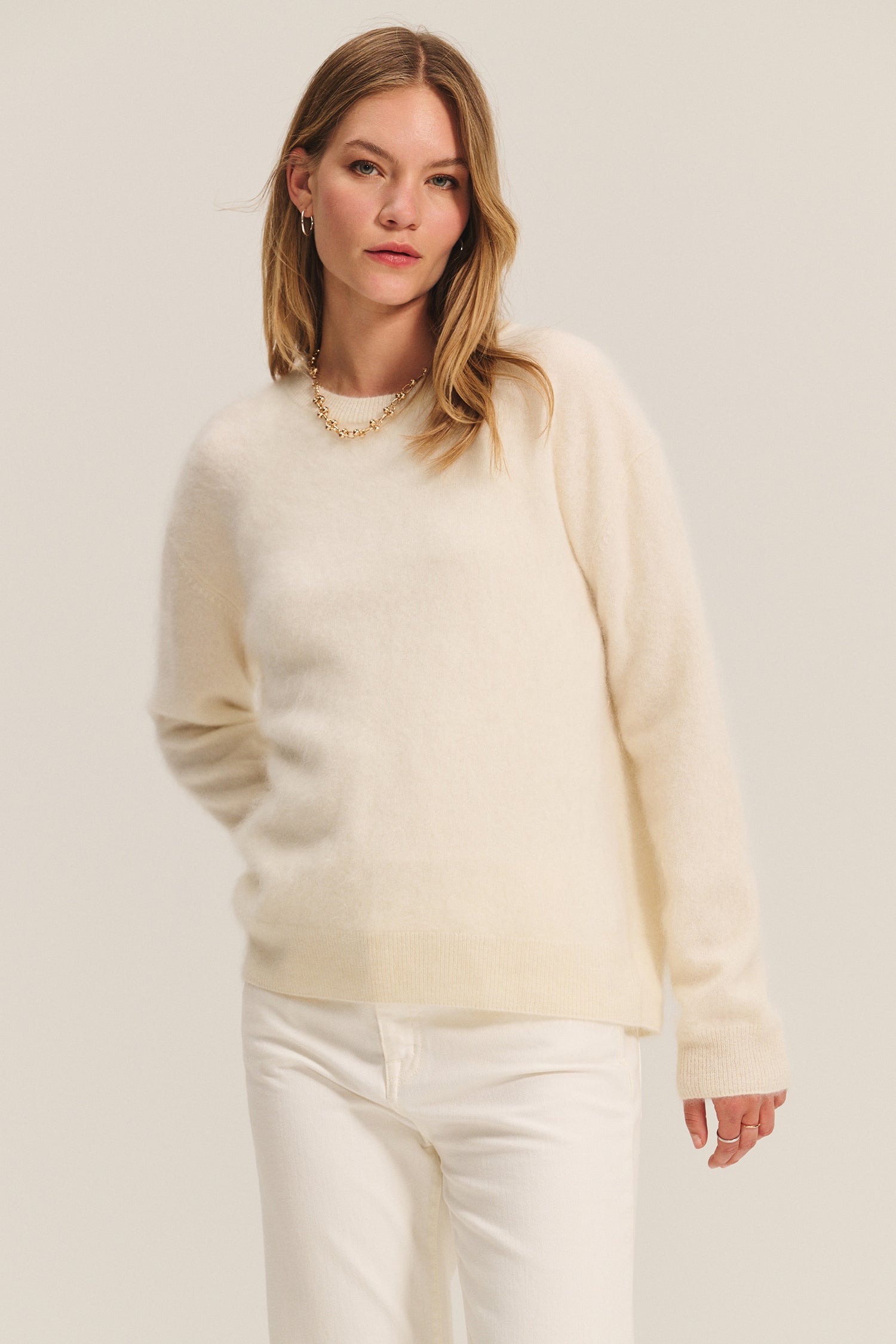 Velvet Jacqueline Sweater Ivory