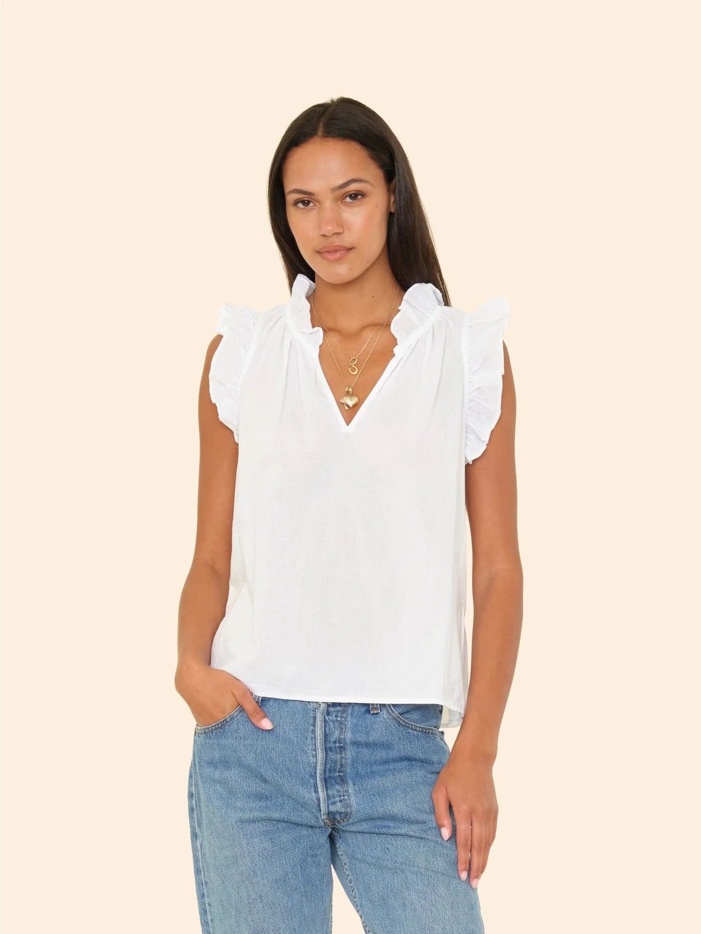 Xírena White Bex Top