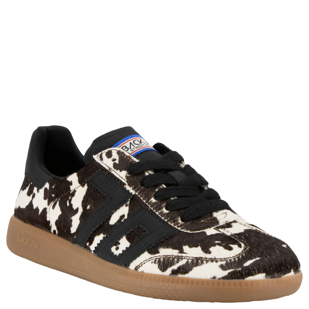 Back 70 B/W Cow Sneakers