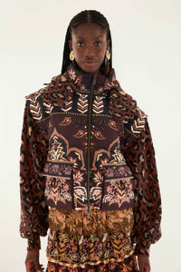Farm Rio Brown Winter Ainika Puffer Jacket