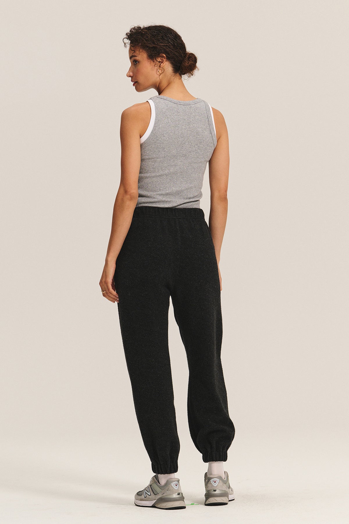 Velvet Dawn Pull on Pant Charcoal