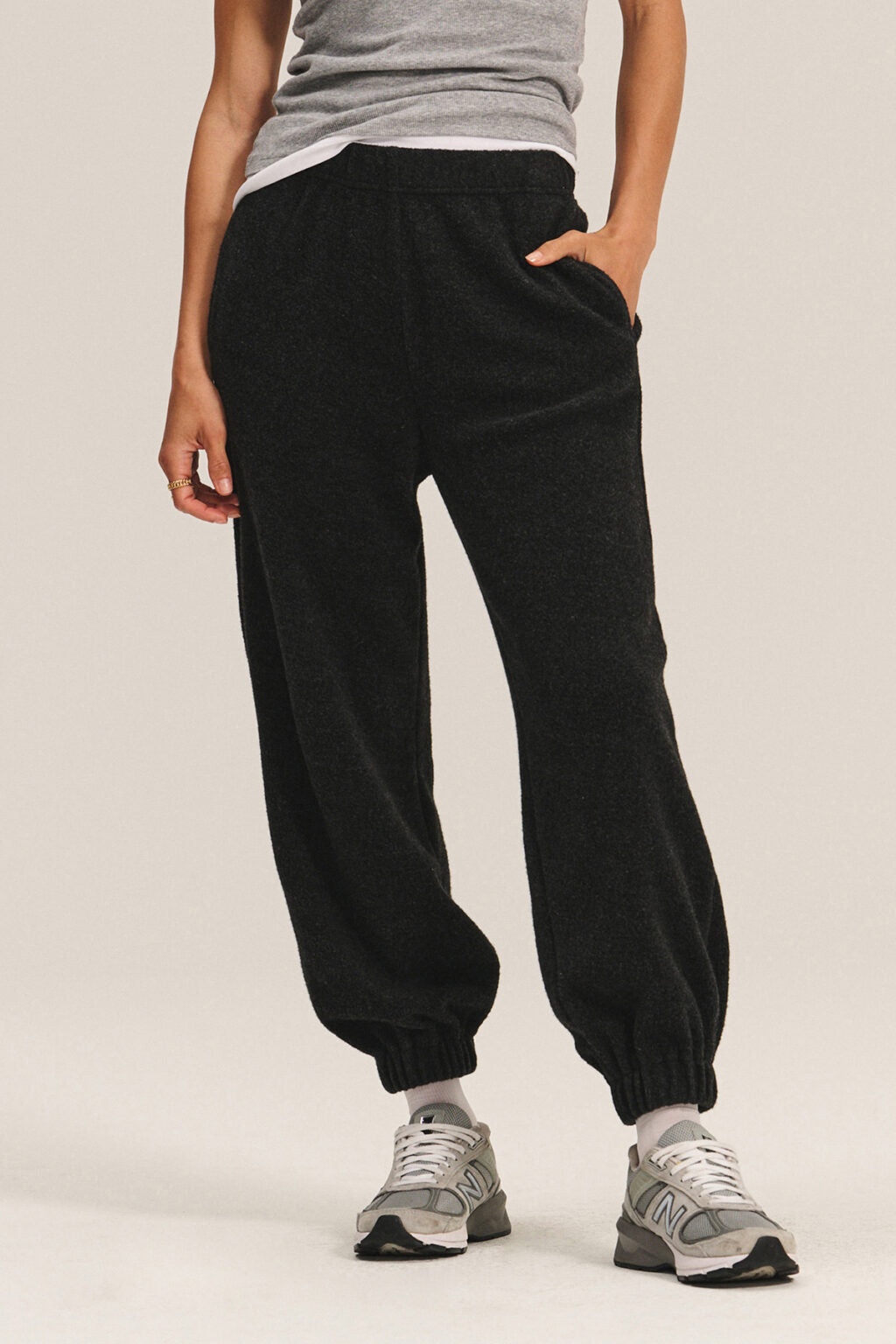 Velvet Dawn Pull on Pant Charcoal