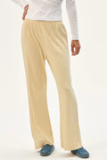 Donni The Pointelle Simple Crop Pant