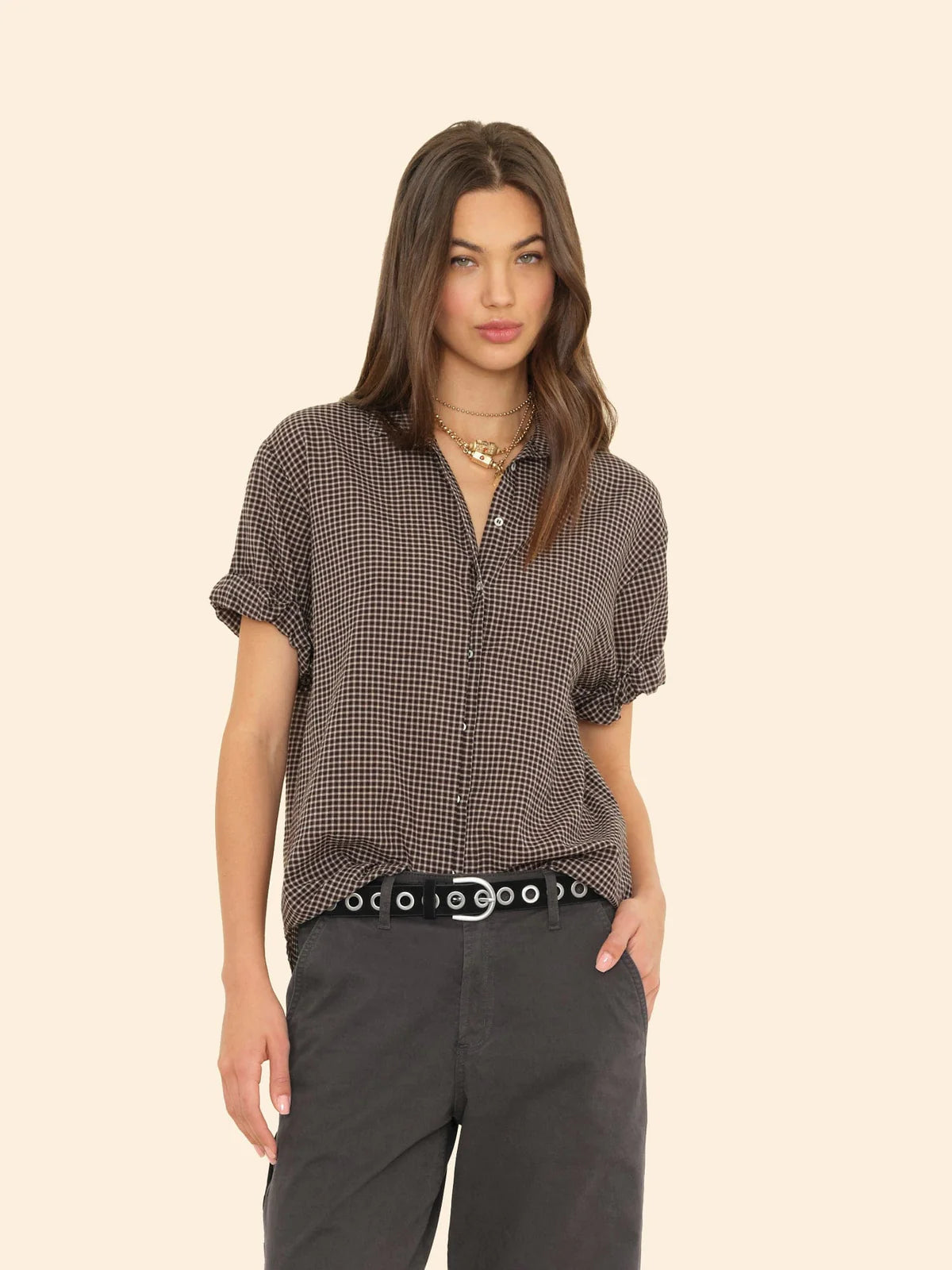 Xírena Black Pepper Channing Shirt