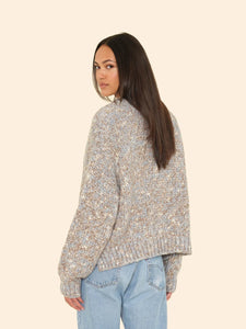 Xírena Light Blue Melange Keyes Sweater
